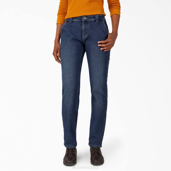 jeans cálidos de carpintero mujer Dickies regular N8N01679 vestir