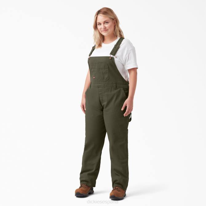 overol con pechera de ajuste relajado mujer Dickies regular N8N01567 vestir