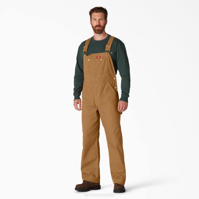 peto clásico hombres Dickies pato marrón enjuagado (rbd) N8N01216 vestir