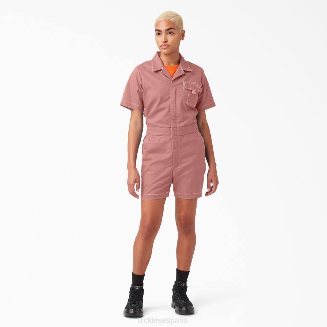 pantalones cortos de ripstop mujer Dickies roseta enjuagada (r2r) N8N01924 vestir