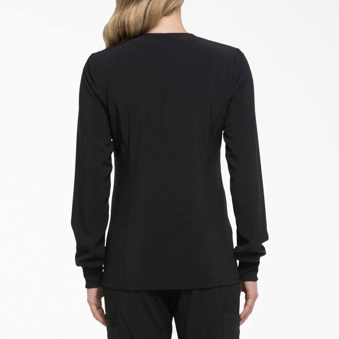 Chaqueta médica eds essentials con corchetes en el frente mujer Dickies negro (negro) N8N02578 vestir