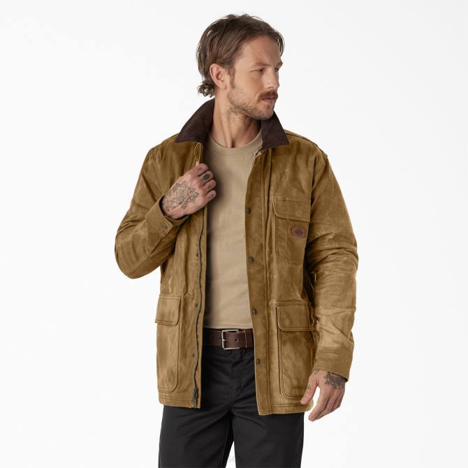 abrigo de lona encerada hombres Dickies bellota (ac2) N8N01014 vestir