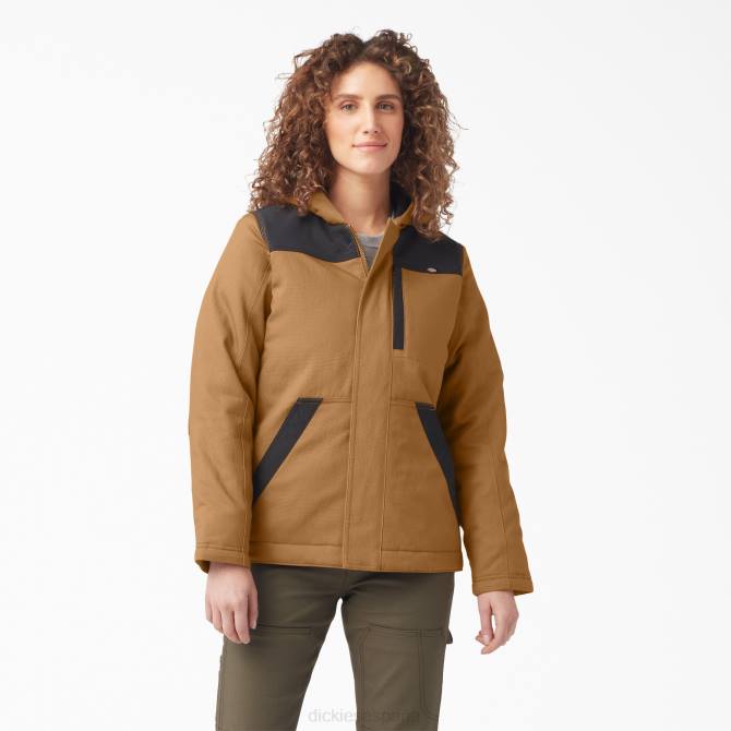 chaqueta aislante Duratech Renegade mujer Dickies pato marrón (bd) N8N02371 vestir