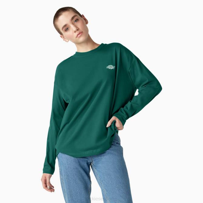 camiseta de manga larga Summerdale mujer Dickies aventurina (av2) N8N01988 vestir