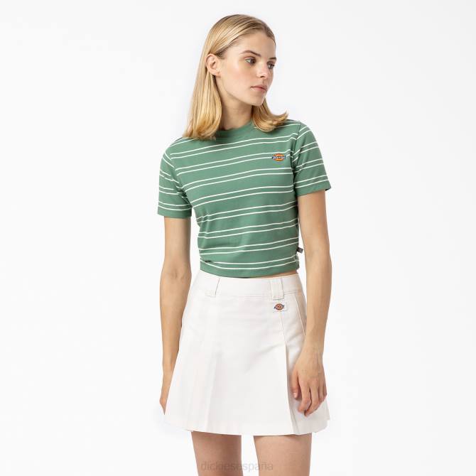 camiseta a rayas mujer Dickies hiedra oscura (d2i) N8N02089 vestir
