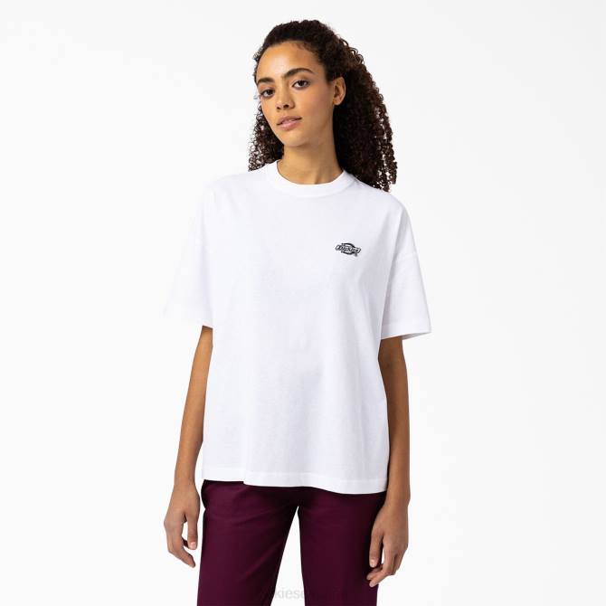 camiseta de manga corta Summerdale mujer Dickies blanco (wh) N8N01983 vestir