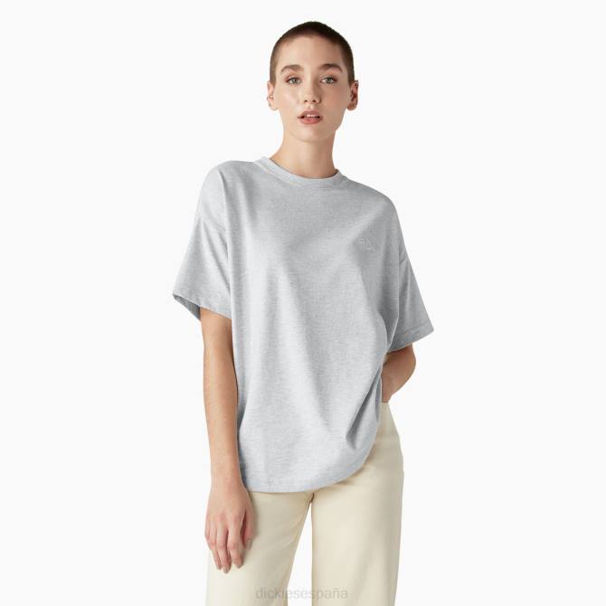 camiseta de manga corta Summerdale mujer Dickies gris jaspeado (hg) N8N01980 vestir