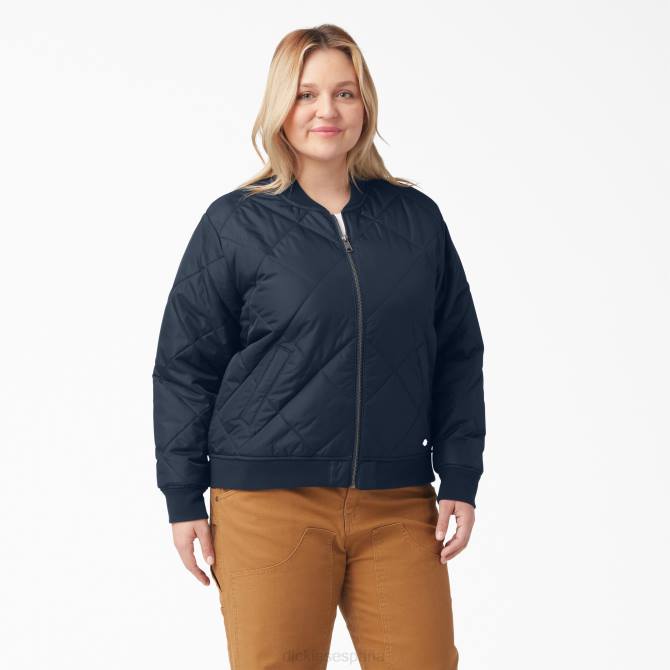 chaqueta bomber acolchada plus mujer Dickies azul marino oscuro (dn) N8N02364 vestir